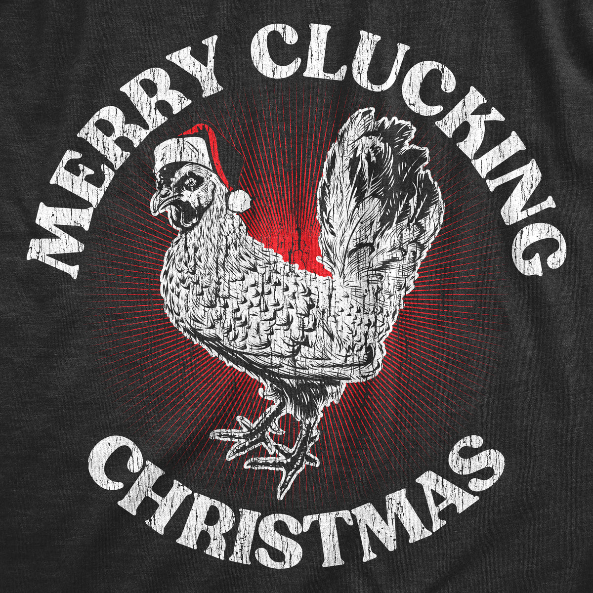 Merry Clucking Christmas Women&#39;s Tshirt