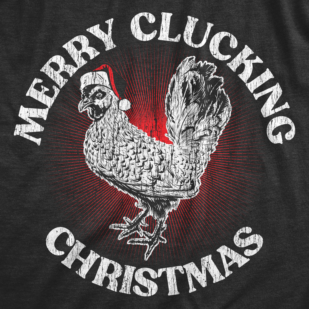 Merry Clucking Christmas Men's T Shirt