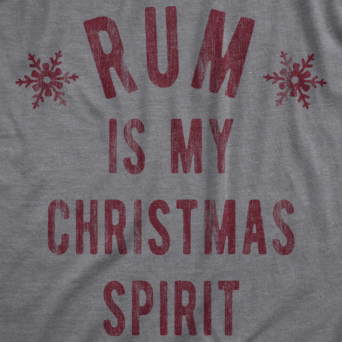 Rum Is My Christmas Spirit Men&#39;s T Shirt