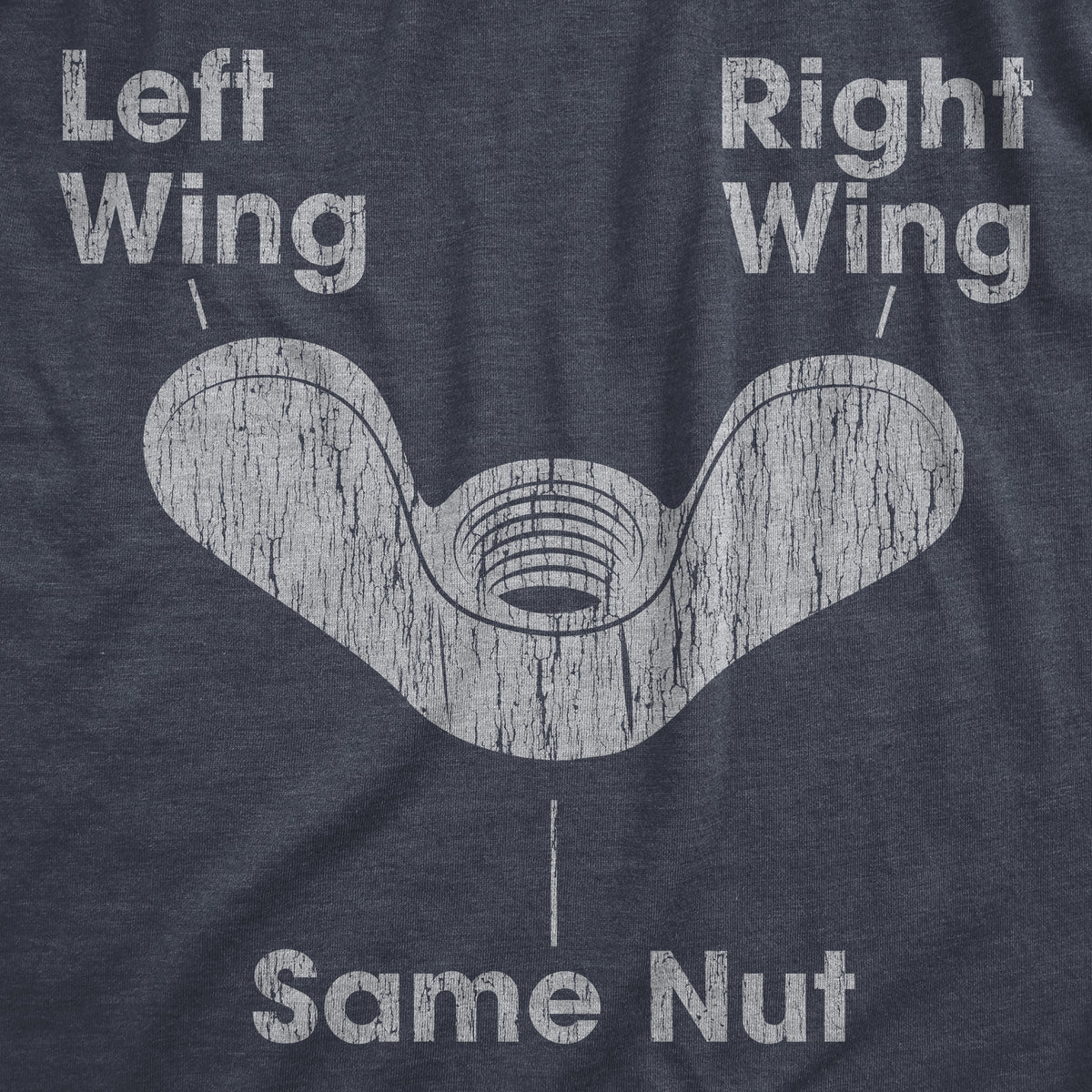 Left Wing Right Wing Same Nut Men&#39;s Tshirt