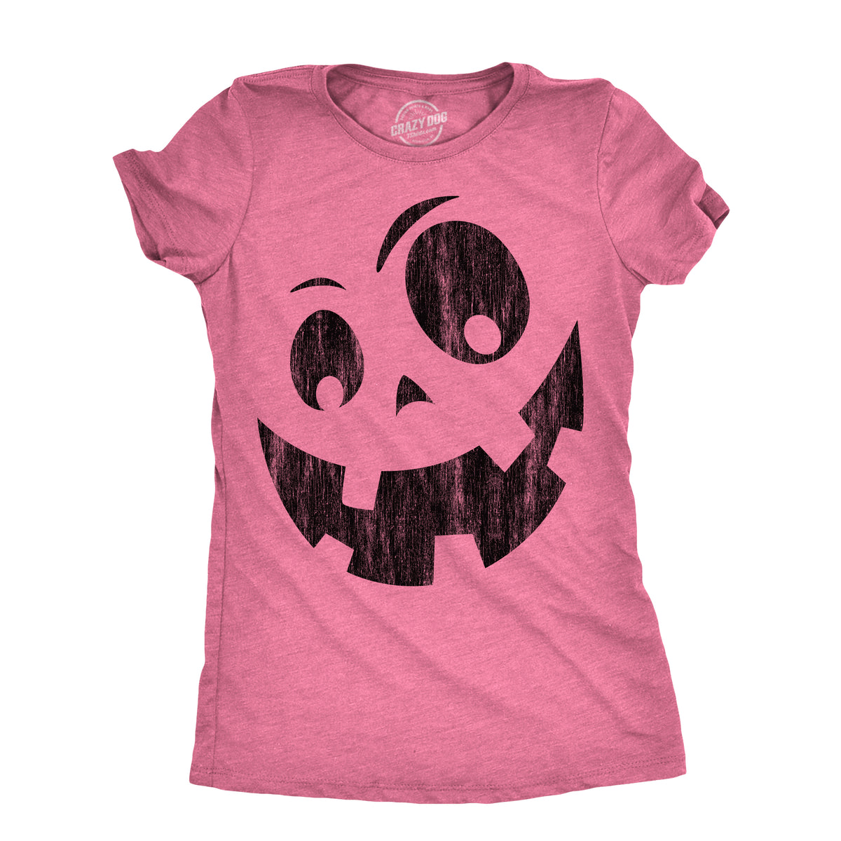Funny Heather Pink - SILLY Silly Jack Womens T Shirt Nerdy Halloween Tee