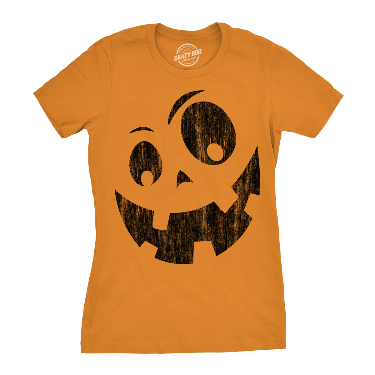 Funny Orange - SILLY Silly Jack Womens T Shirt Nerdy Halloween Tee
