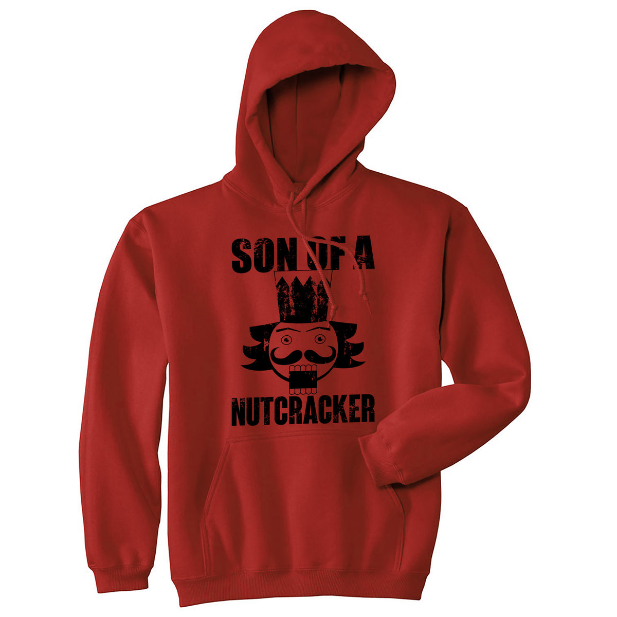 Funny Red - Son Of A Nutcracker Son Of A Nutcracker Hoodie Nerdy Christmas Sarcastic Tee