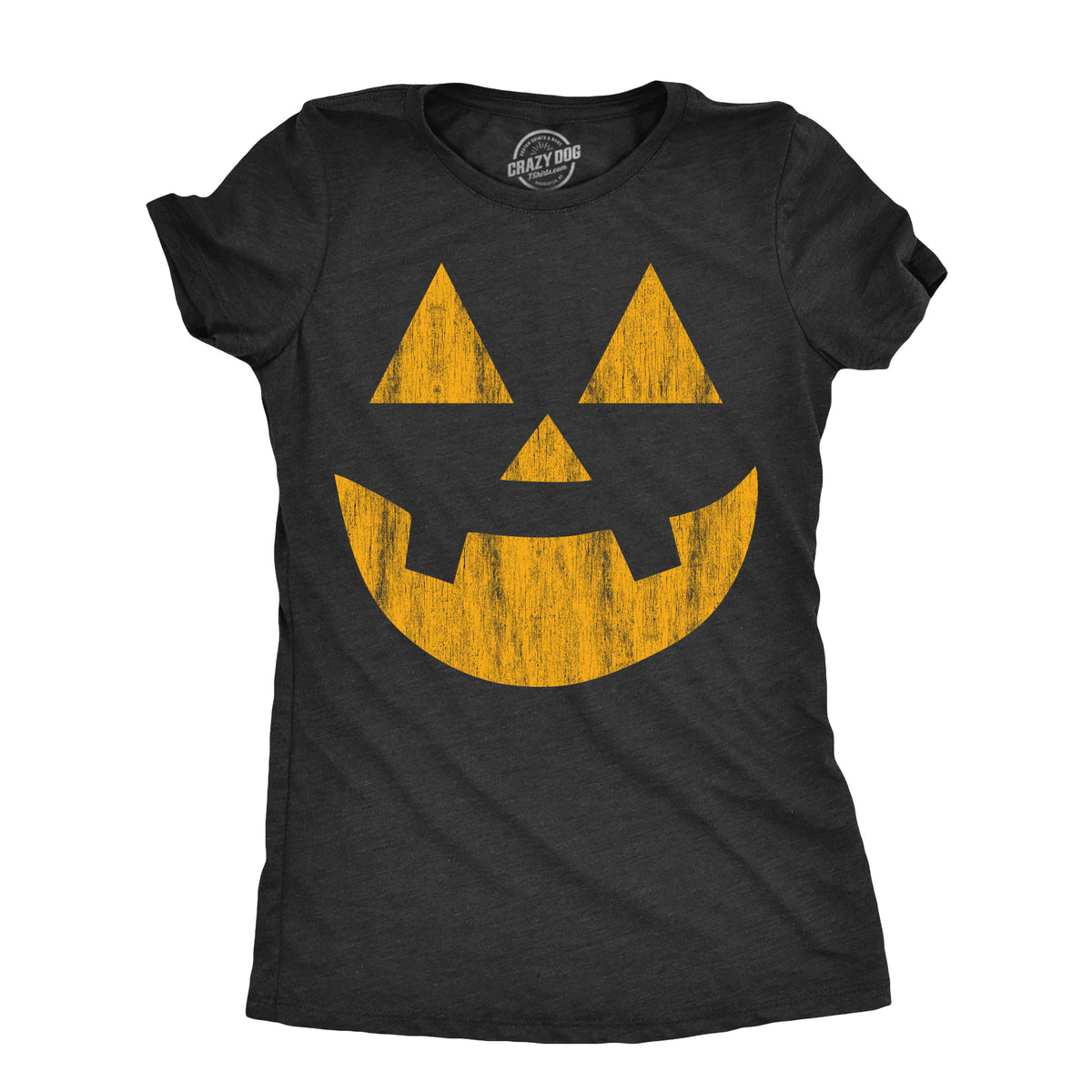 Funny Heather Black - JACK Standard Jack Womens T Shirt Nerdy Halloween Tee