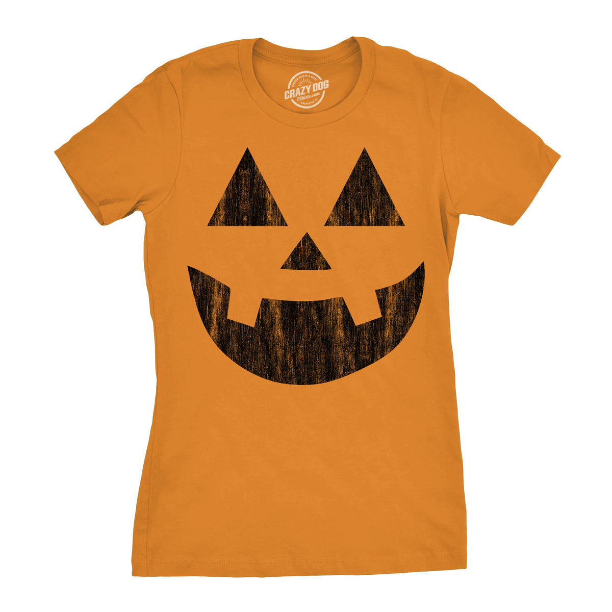 Funny Orange - JACK Standard Jack Womens T Shirt Nerdy Halloween Tee