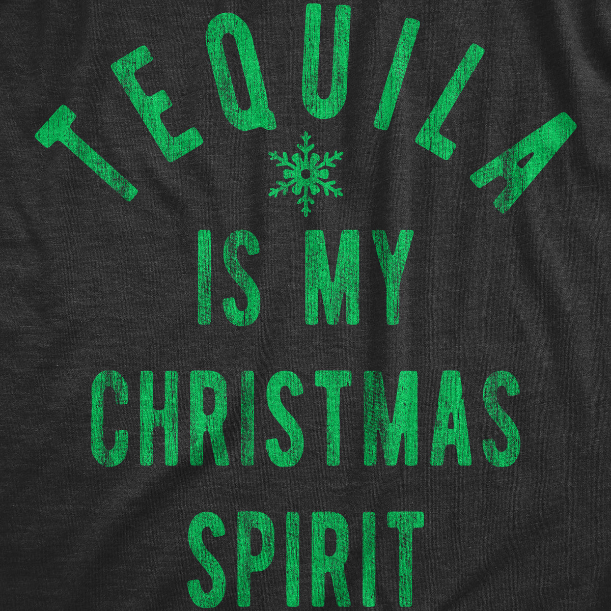 Tequila Is My Christmas Spirit Women&#39;s Tshirt