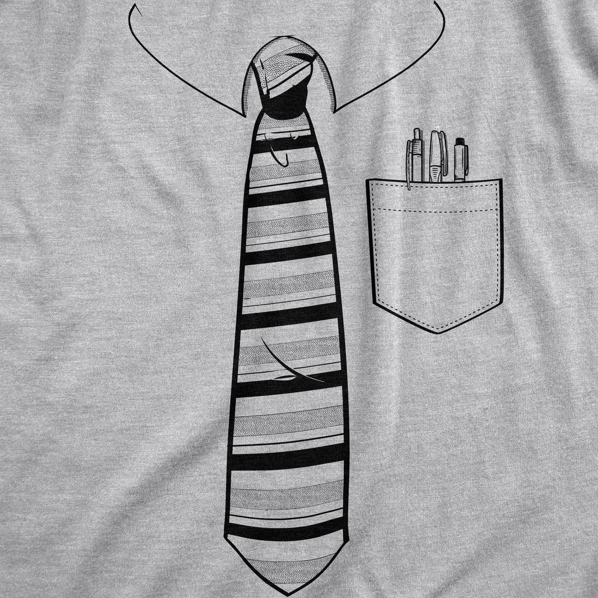 Tie With Pocket Of Pens Men&#39;s T Shirt