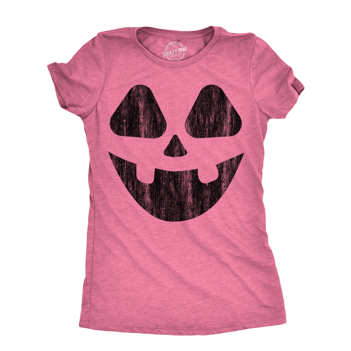 Funny Heather Pink - VINTAGE Vintage Jack Womens T Shirt Nerdy Halloween Tee