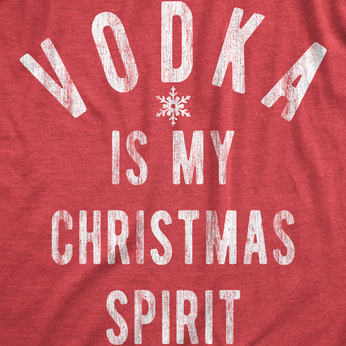 Vodka Is My Christmas Spirit Men&#39;s T Shirt