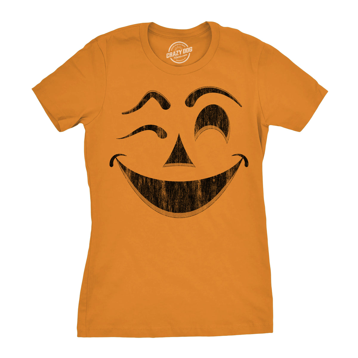 Funny Orange - WARREN Winky Warren Womens T Shirt Nerdy Halloween Tee
