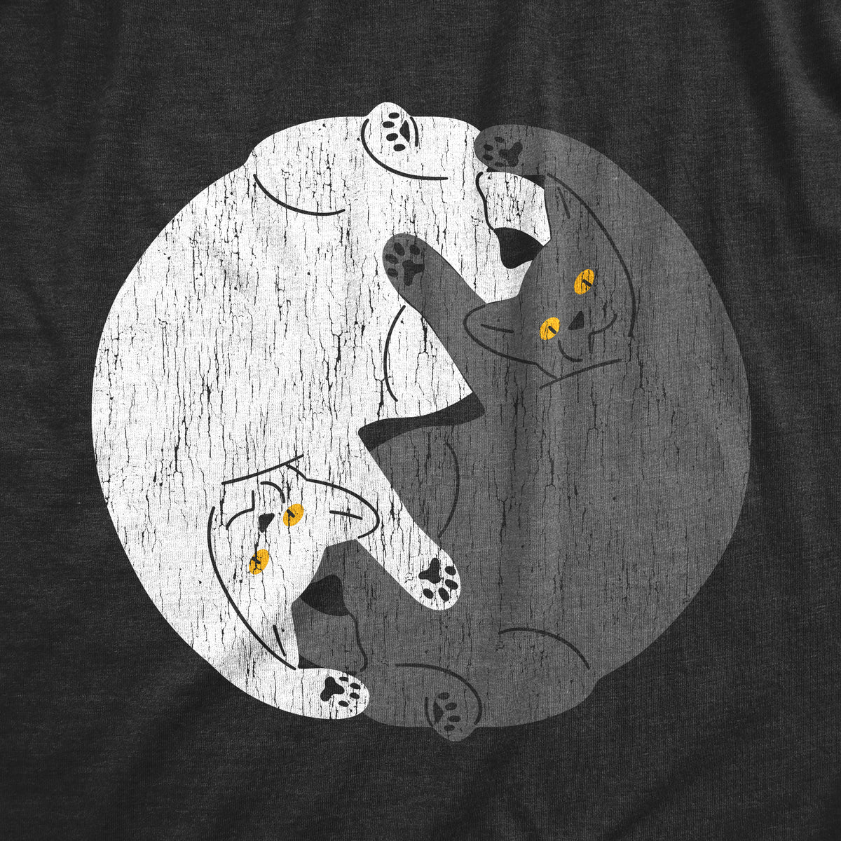 Yin Yang Cats Men&#39;s T Shirt