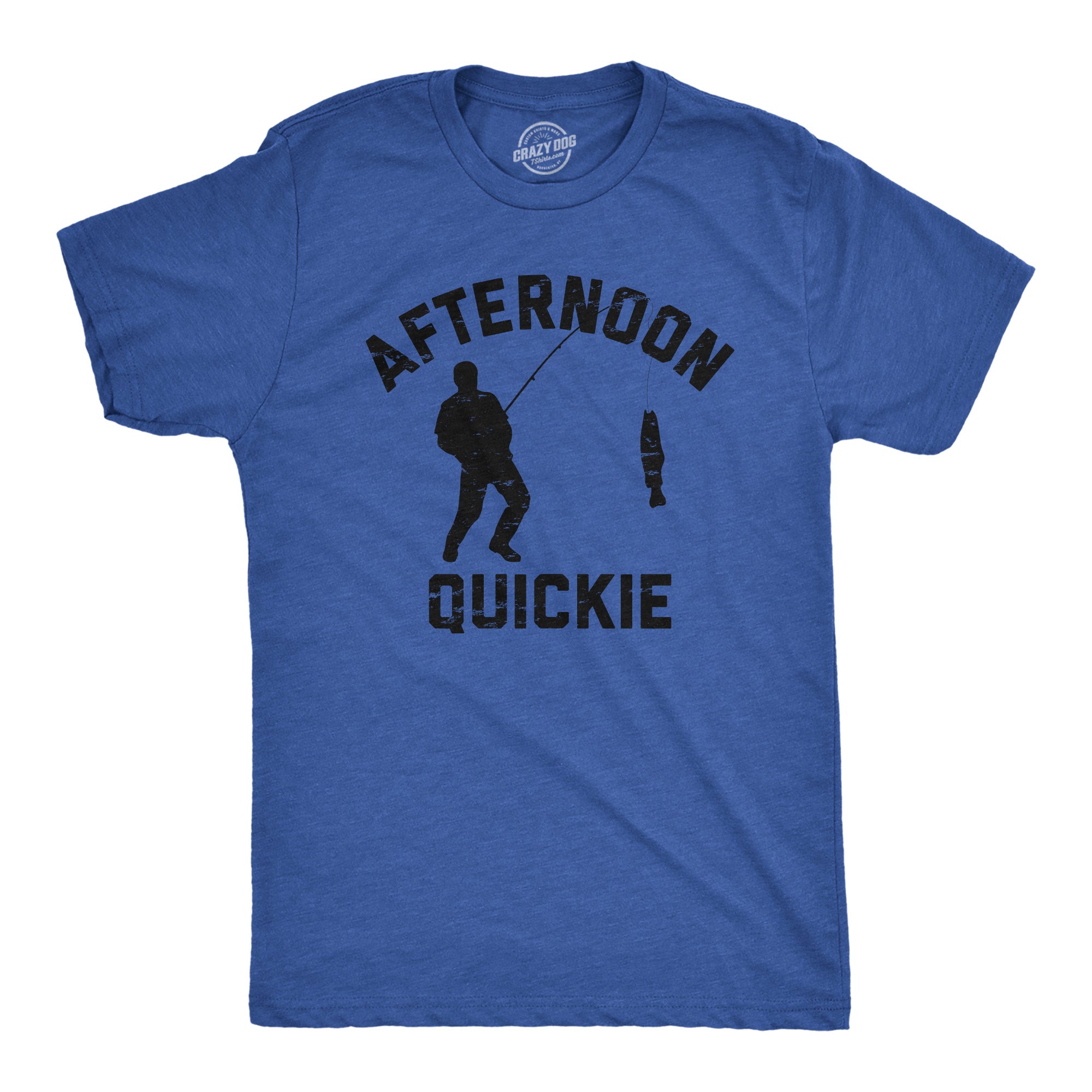 Funny Heather Royal - QUICKIE Afternoon Quickie Mens T Shirt Nerdy Fishing sex Tee