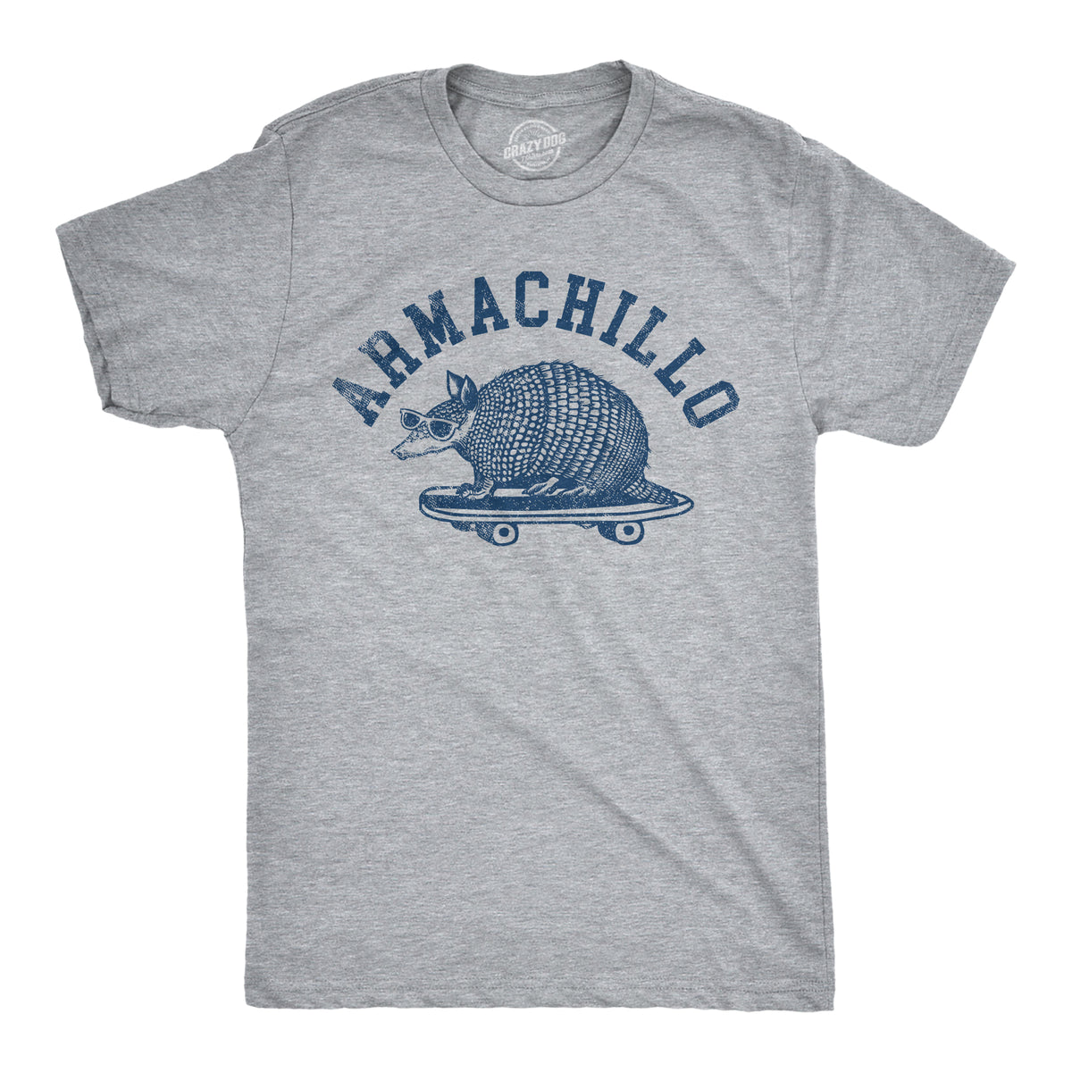 Funny Light Heather Grey - ARMACHILLO Armachillo Mens T Shirt Nerdy Animal sarcastic Tee