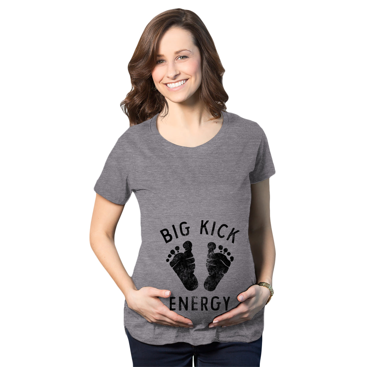 Big Kick Energy Maternity T Shirt