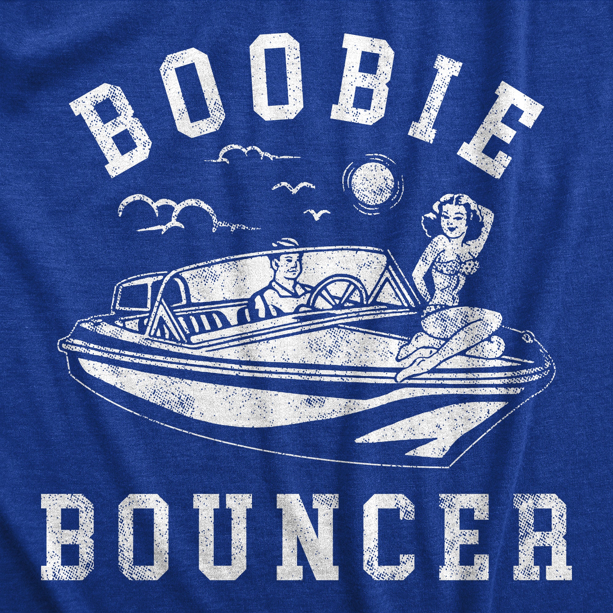 Funny Heather Royal - BOOBIE Boobie Bouncer Womens T Shirt Nerdy Sarcastic Tee