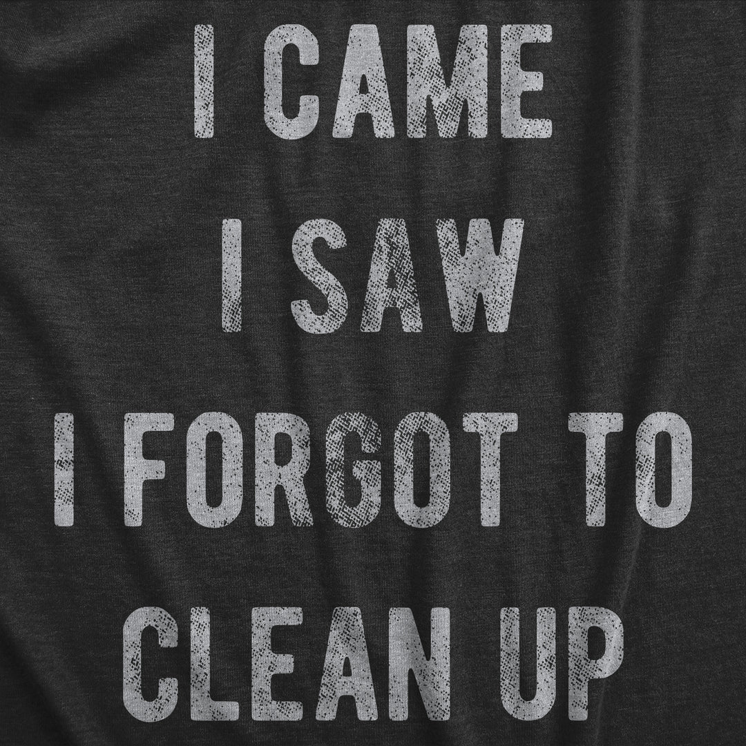 I Came I Saw I Forgot To Clean Up Women's T Shirt