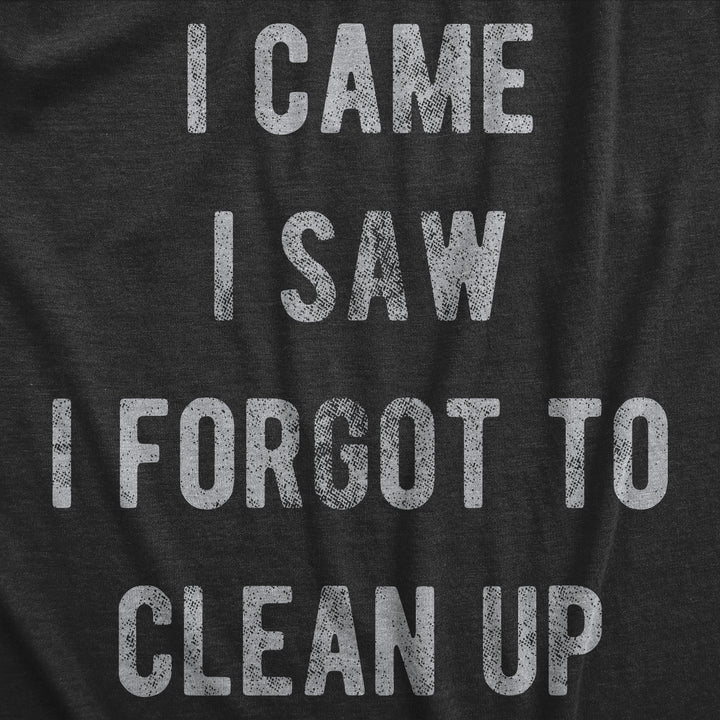 I Came I Saw I Forgot To Clean Up Women's T Shirt