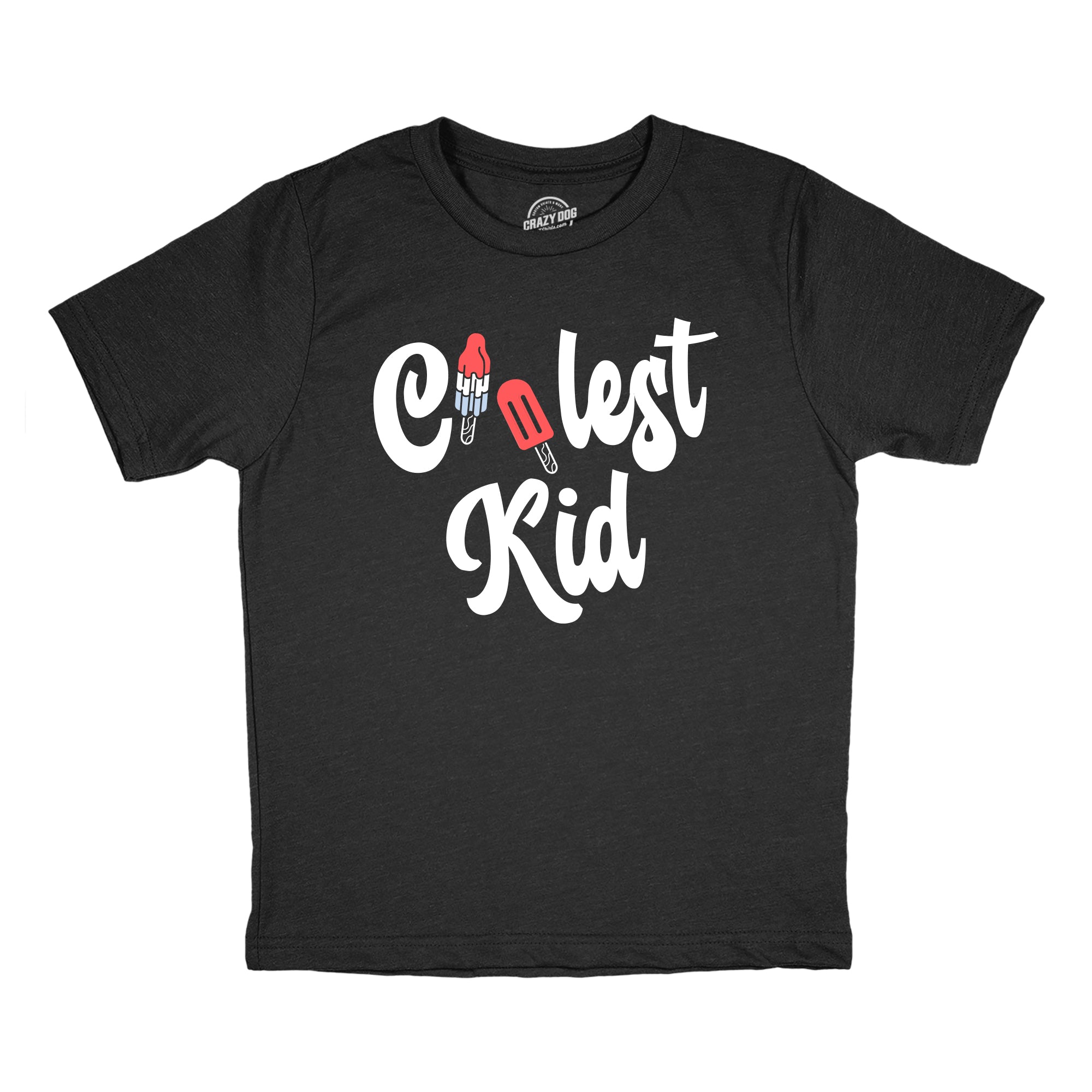 Funny Heather Black - COOLEST Coolest Kid Youth T Shirt Nerdy Sarcastic Tee