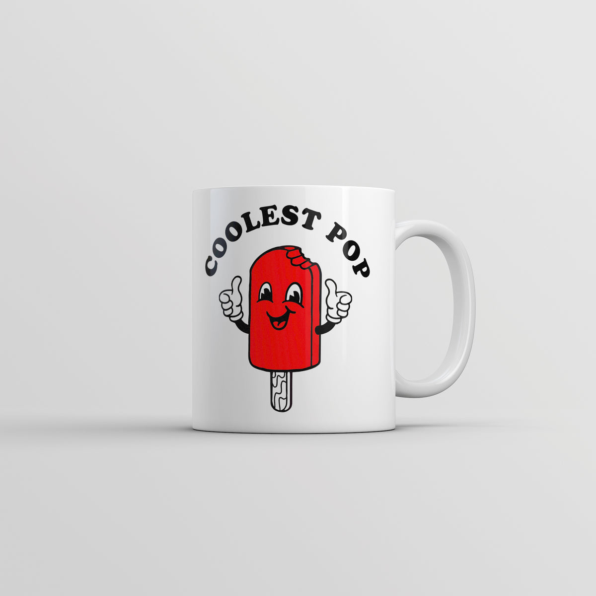 Funny White Coolest Pop Coffee Mug Nerdy Father&#39;s Day Food sarcastic Tee