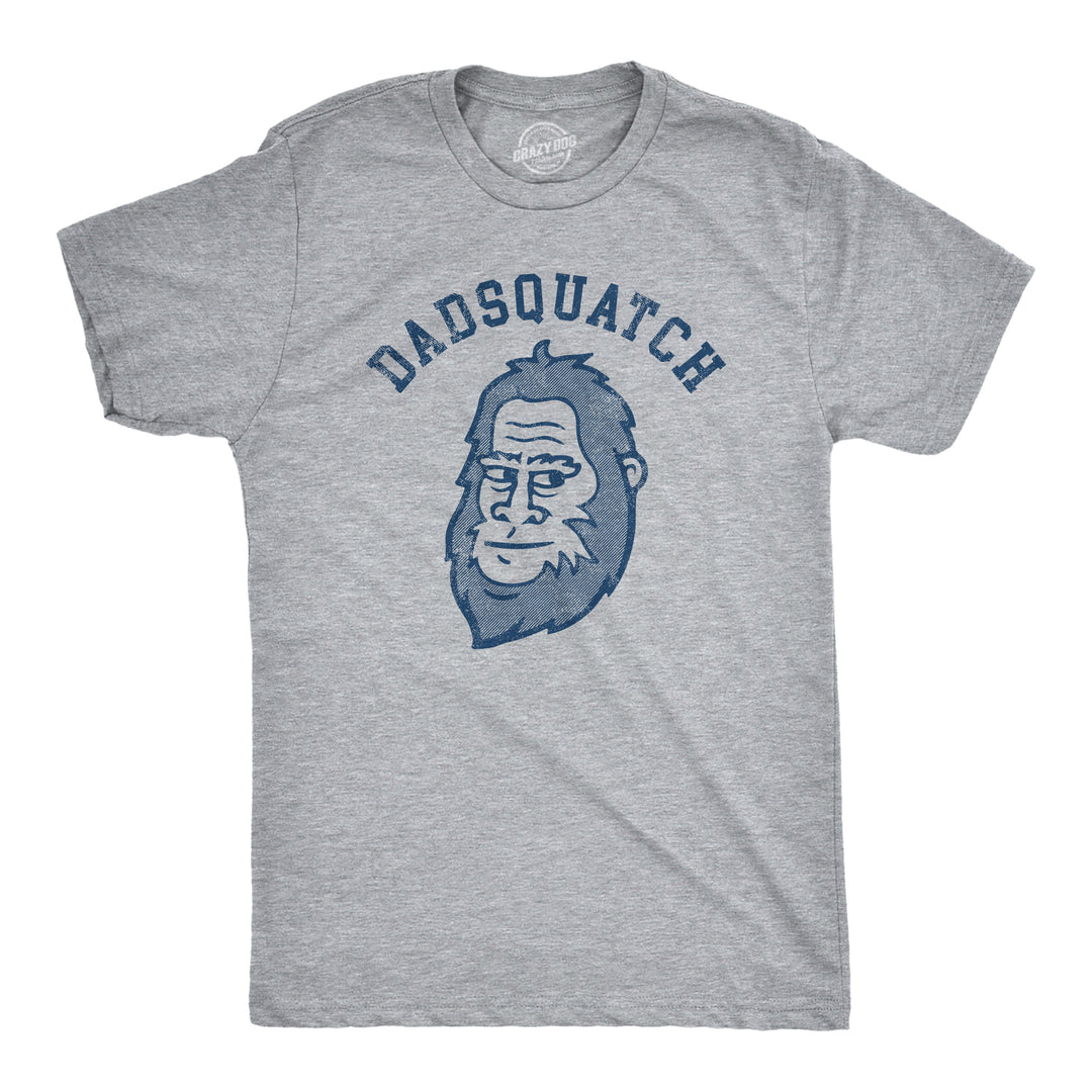 Funny Light Heather Grey - DADSQUACTH Dadsquatch Mens T Shirt Nerdy Father's Day Sarcastic Tee