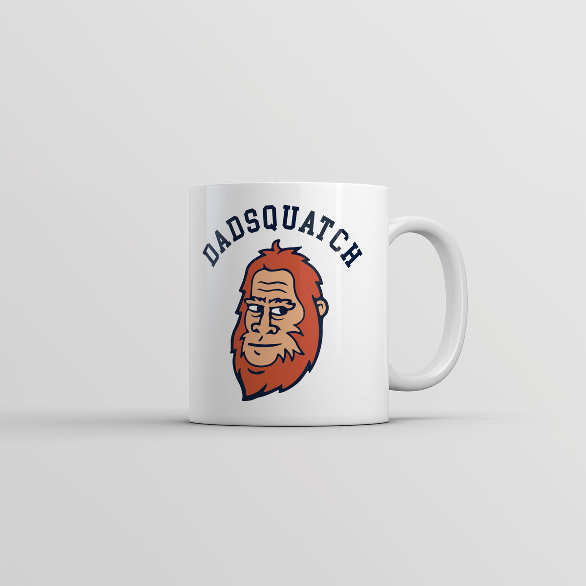 Funny White Dadsquatch Coffee Mug Nerdy Father&#39;s Day sarcastic Tee