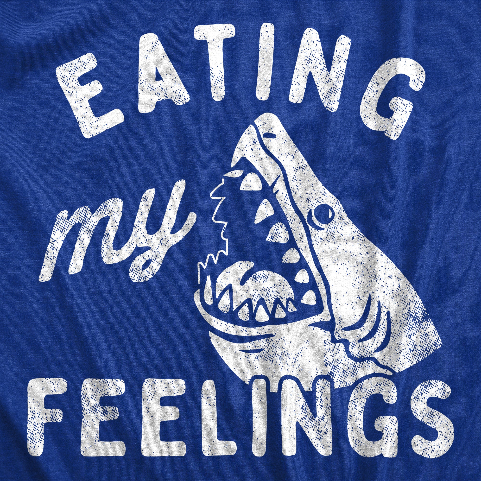 Funny Heather Royal - FEELINGS Eating My Feelings Womens T Shirt Nerdy Shark Week Sarcastic Tee
