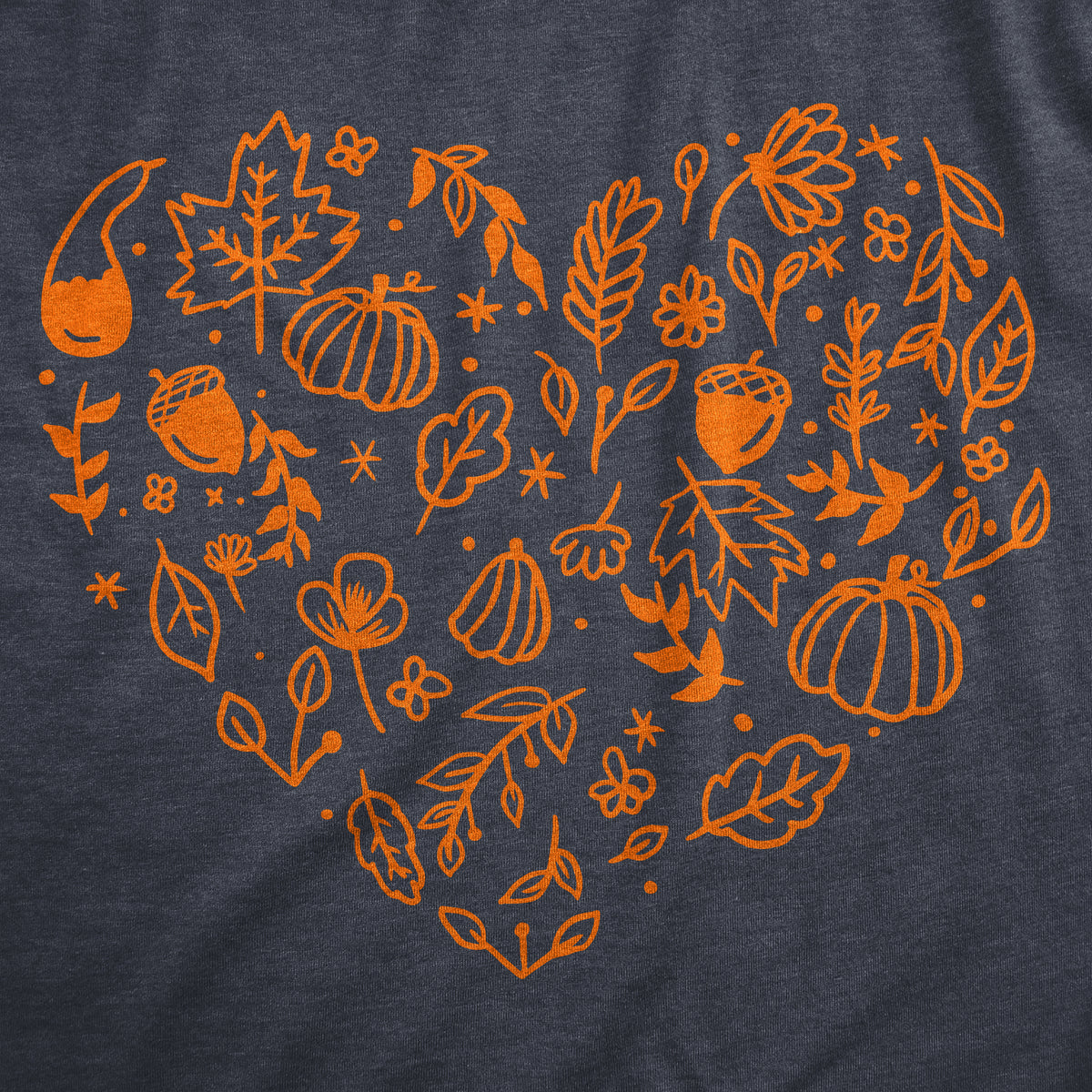 Fall Season Heart Women&#39;s T Shirt
