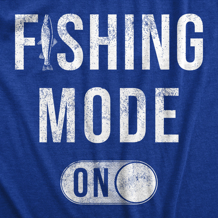 Fishing Mode On Men's T Shirt