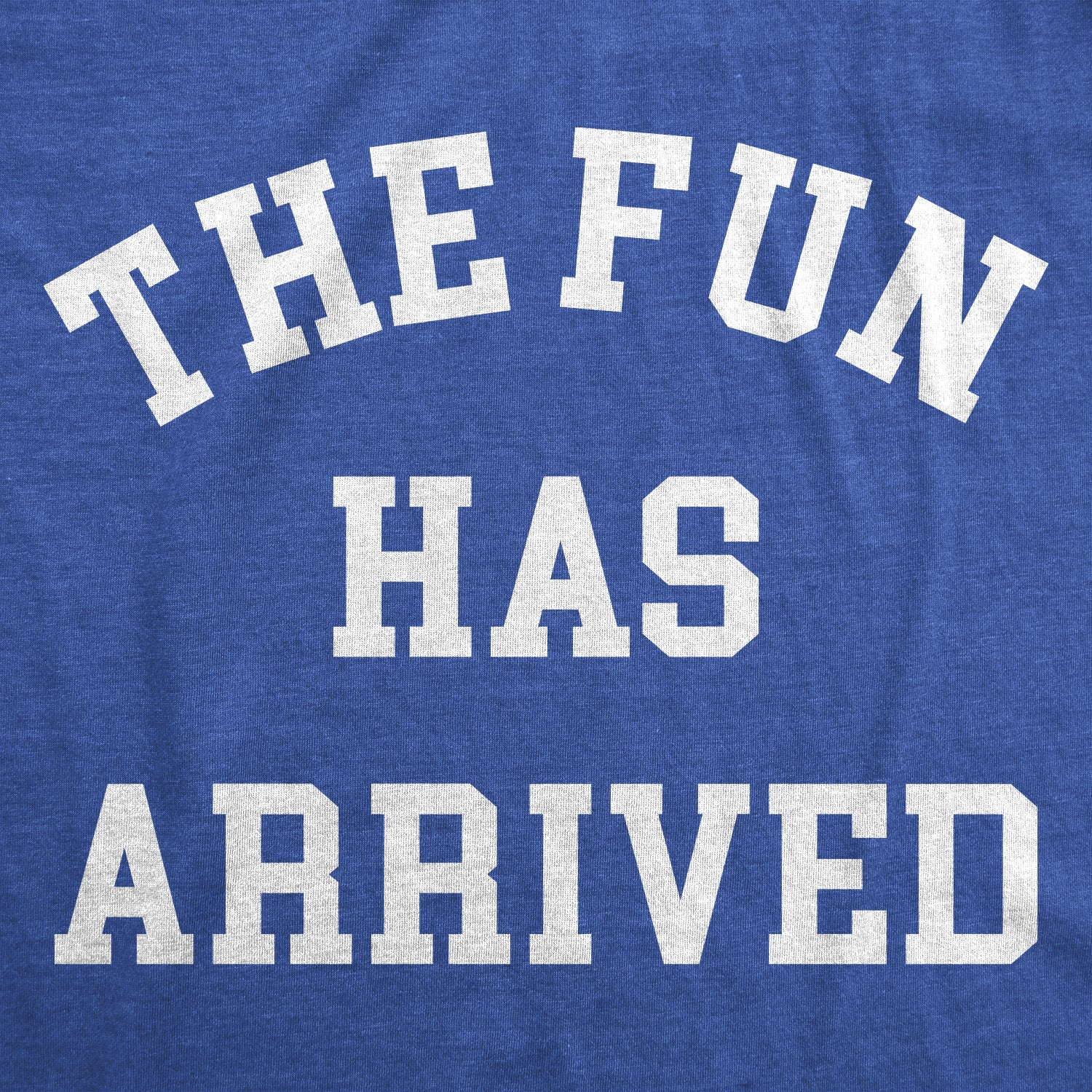 Funny Heather Royal - FUN The Fun Has Arrived Womens T Shirt Nerdy Sarcastic Tee