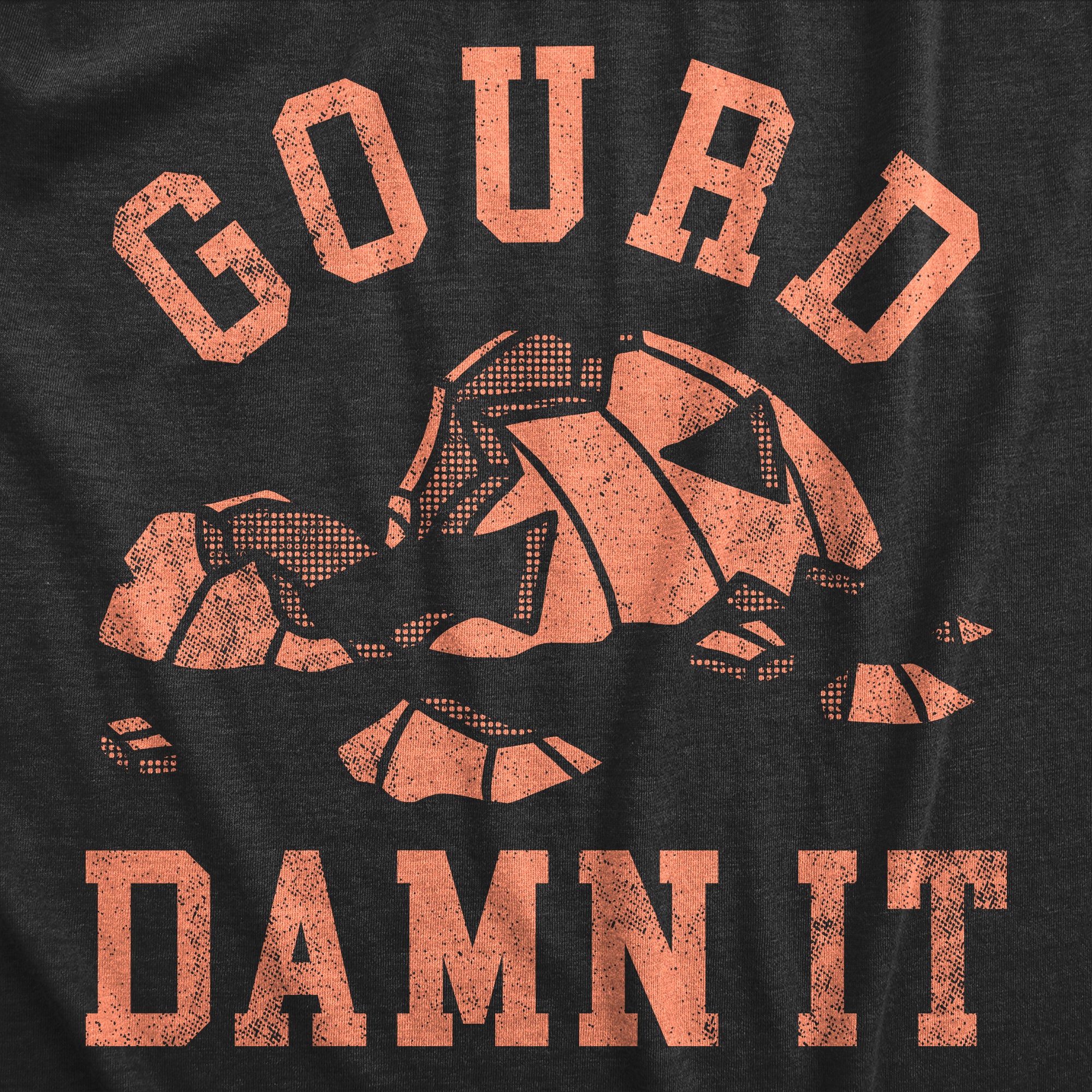 Funny Heather Black - GOURD Gourd Damn It Mens T Shirt Nerdy Halloween Sarcastic Tee