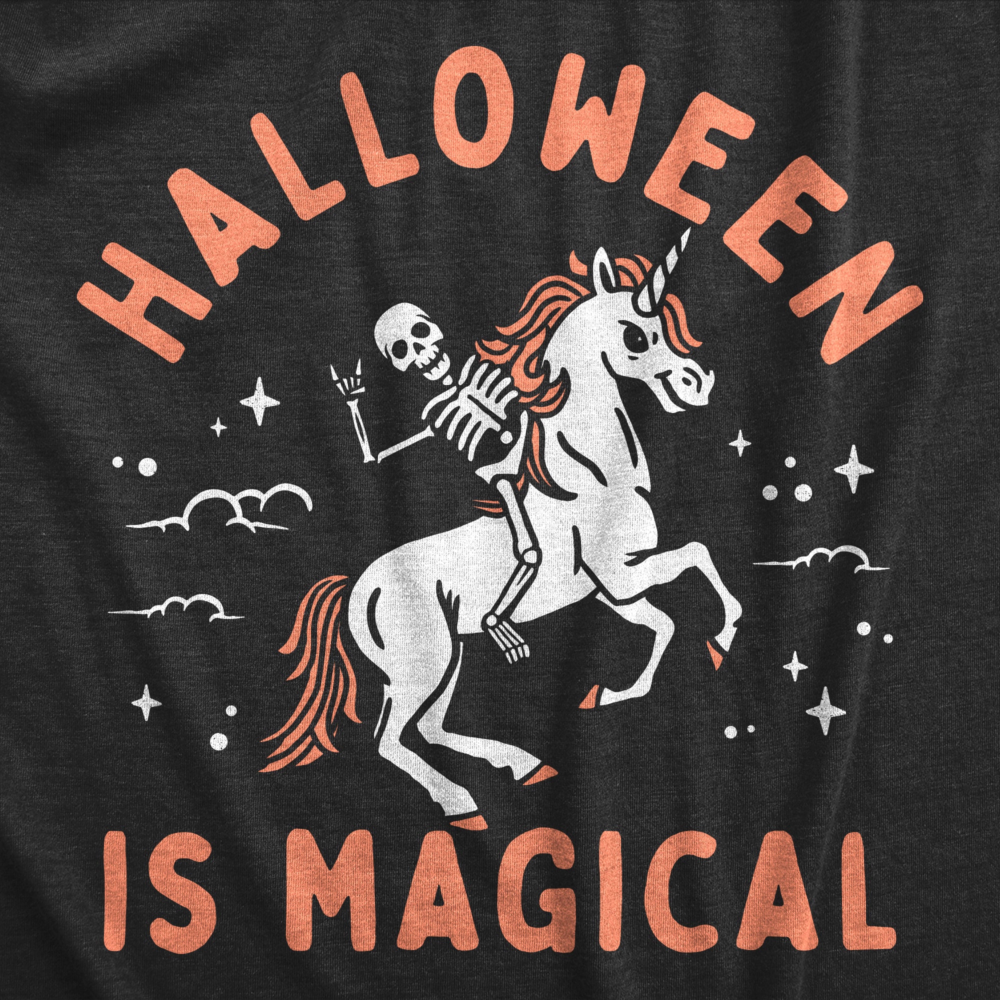 Funny Heather Black - MAGICAL Halloween Is Magical Mens T Shirt Nerdy Halloween Sarcastic Tee