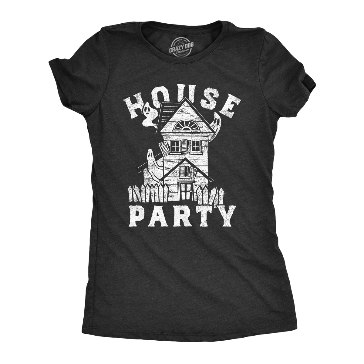 Funny Heather Black - HOUSE House Party Womens T Shirt Nerdy Halloween sarcastic Tee