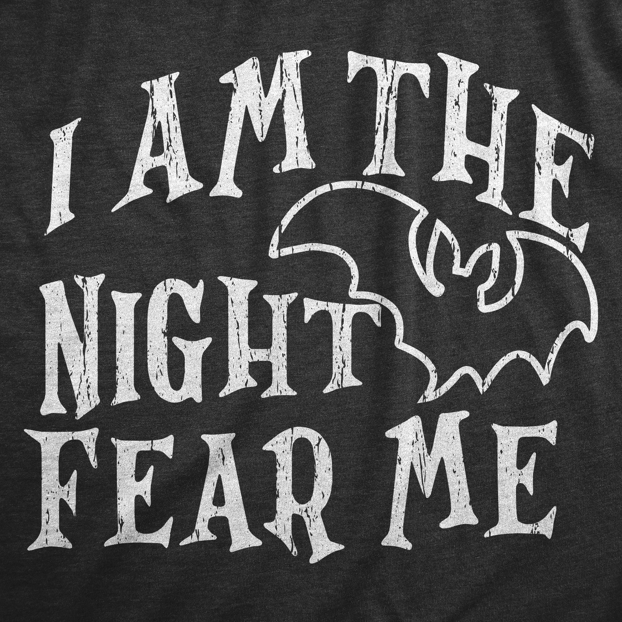 Funny Heather Black - NIGHT I Am The Night Fear Me Onesie Nerdy Halloween Sarcastic Tee