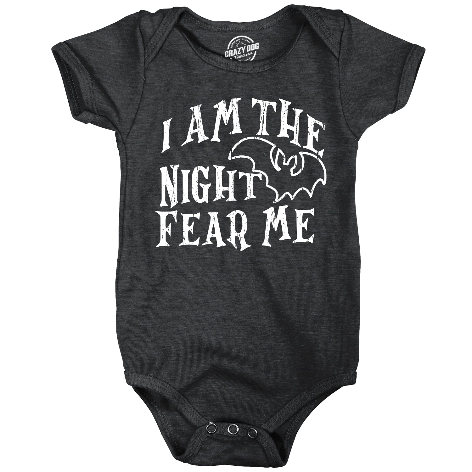Funny Heather Black - NIGHT I Am The Night Fear Me Onesie Nerdy Halloween sarcastic Tee
