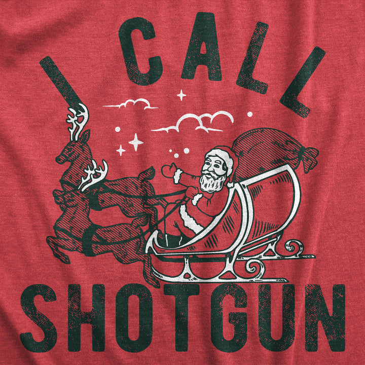 I Call Shotgun Santa Men's T Shirt
