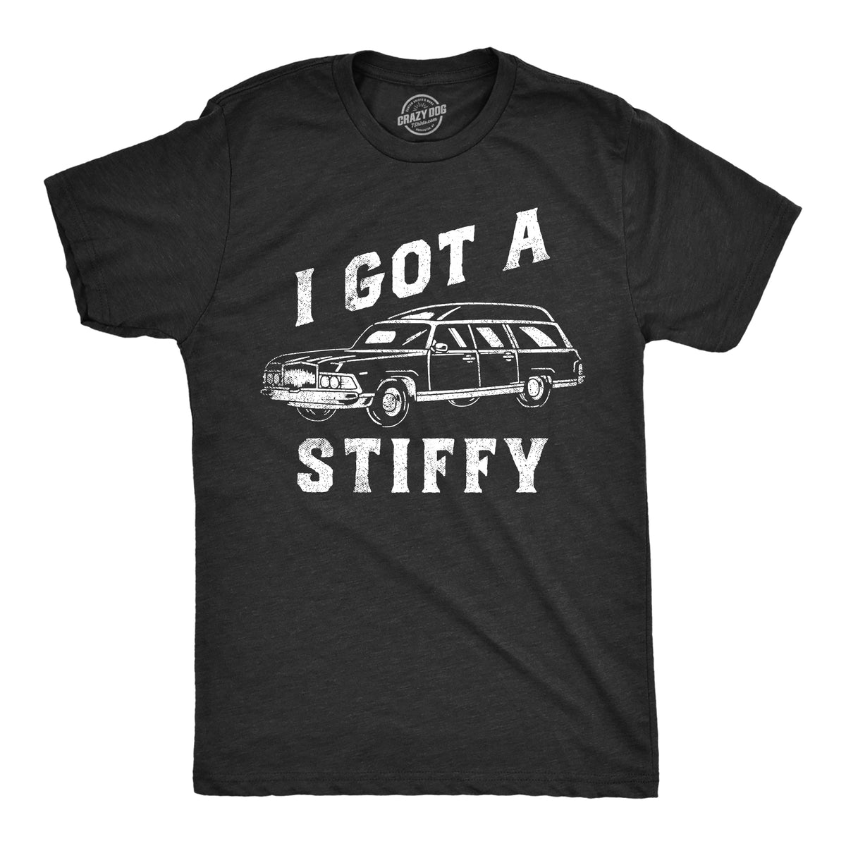 Funny Heather Black - STIFFY I Got A Stiffy Mens T Shirt Nerdy sarcastic Tee
