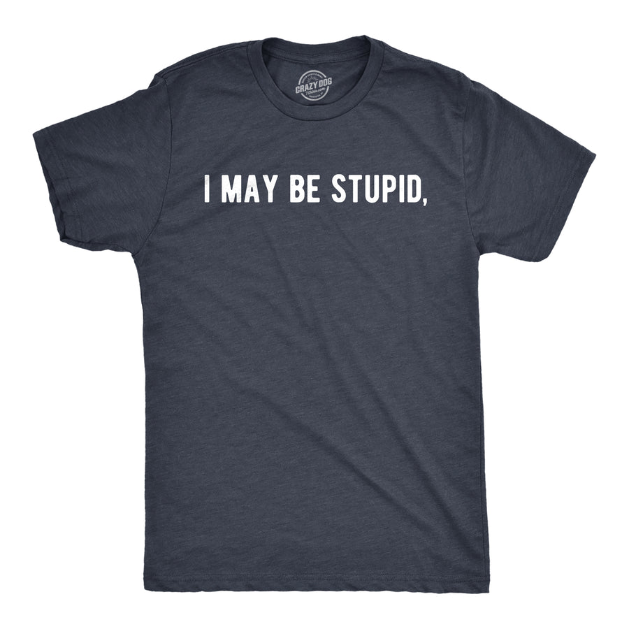 Funny Heather Navy - STUPID I Love Board Games Mens T Shirt Nerdy Mental Tee