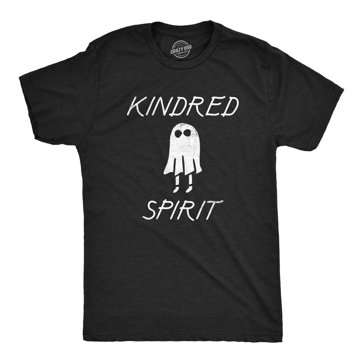 Funny Heather Black - KINDRED Kindred Spirit Mens T Shirt Nerdy Halloween Sarcastic Tee