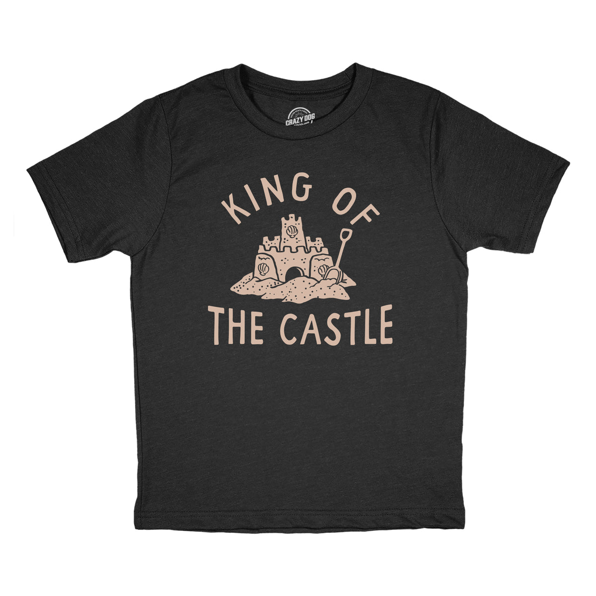 Funny Heather Black - CASTLE King Of The Castle Youth T Shirt Nerdy sarcastic Tee