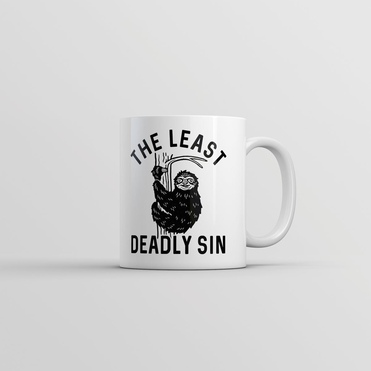 Funny White The Least Deadly Sin Coffee Mug Nerdy Animal Sarcastic Tee