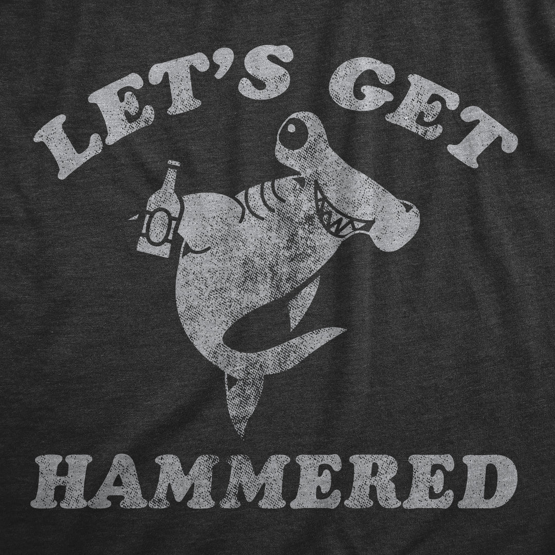 Lets Get Hammered Shark Men's T Shirt