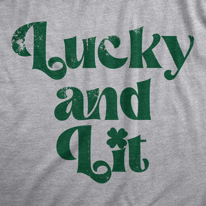 Lucky And Lit Men's T Shirt