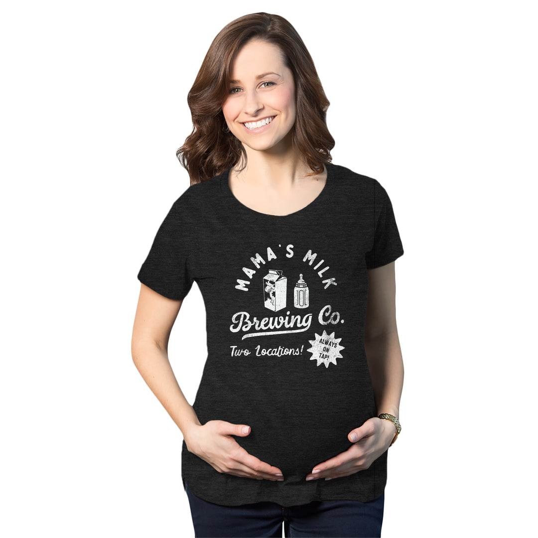 Mamas Milk Brewing Co Maternity T Shirt