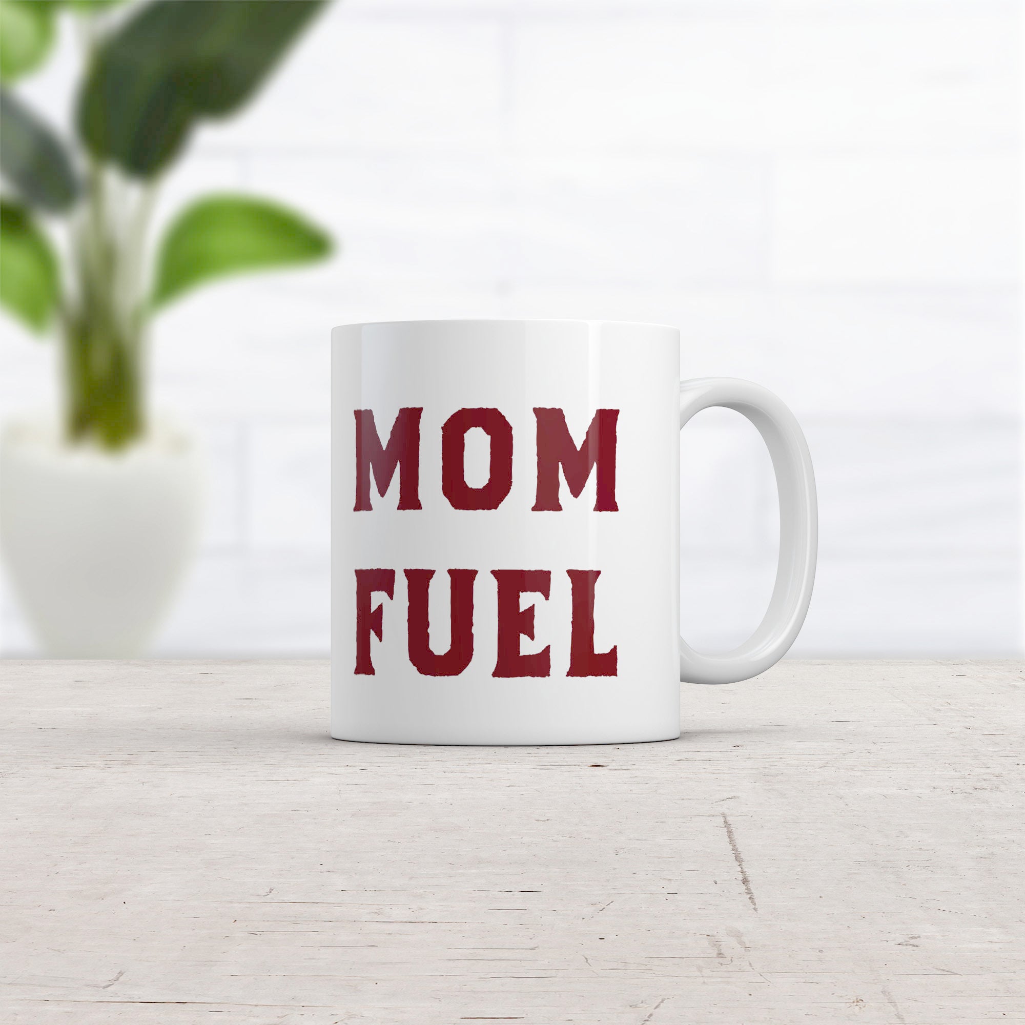 Funny White Mom Fuel Coffee Mug Nerdy Mother's Day Coffee Tee