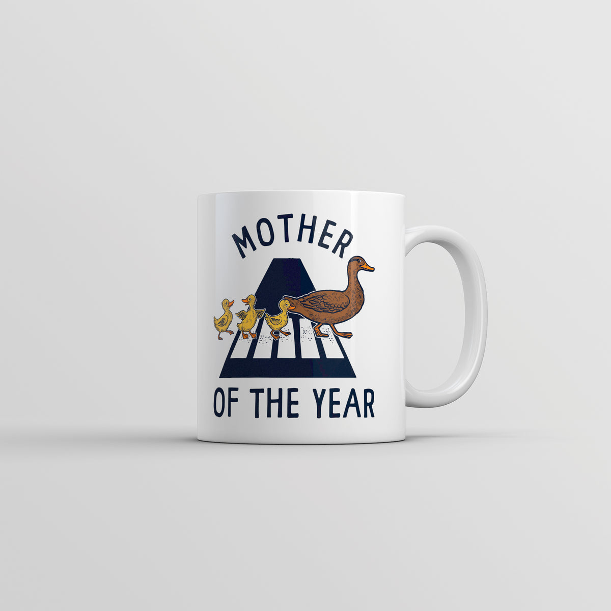 Funny White Mother Of The Year Duck Coffee Mug Nerdy Mother&#39;s Day Animal Tee