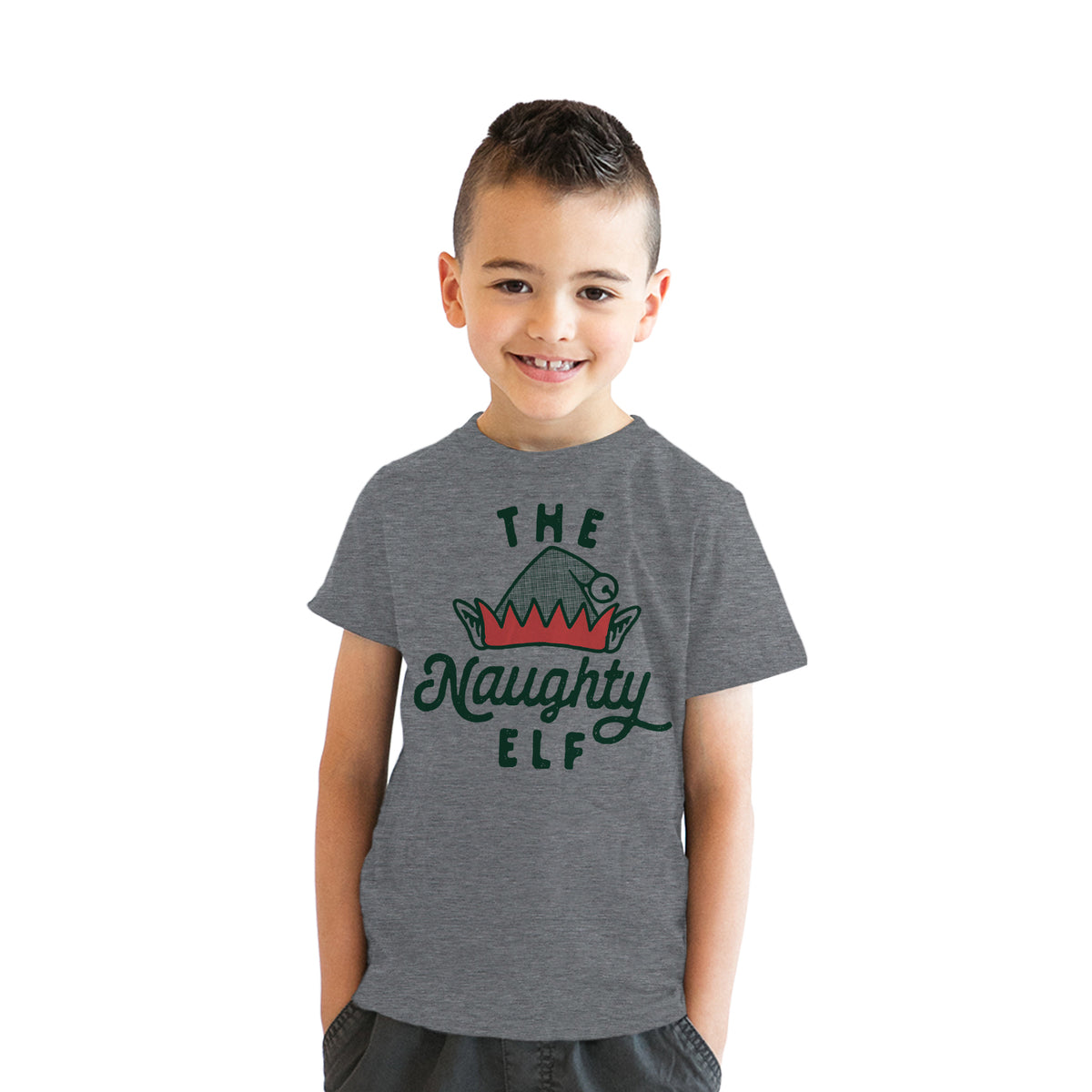 The Naughty Elf Youth T Shirt