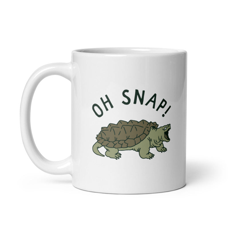 Funny White Oh Snap Coffee Mug Nerdy Animal Sarcastic Tee
