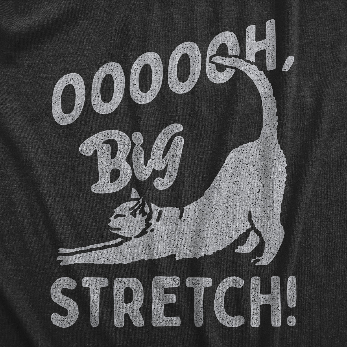 OOOOOH Big Stretch Cat Men&#39;s Tshirt