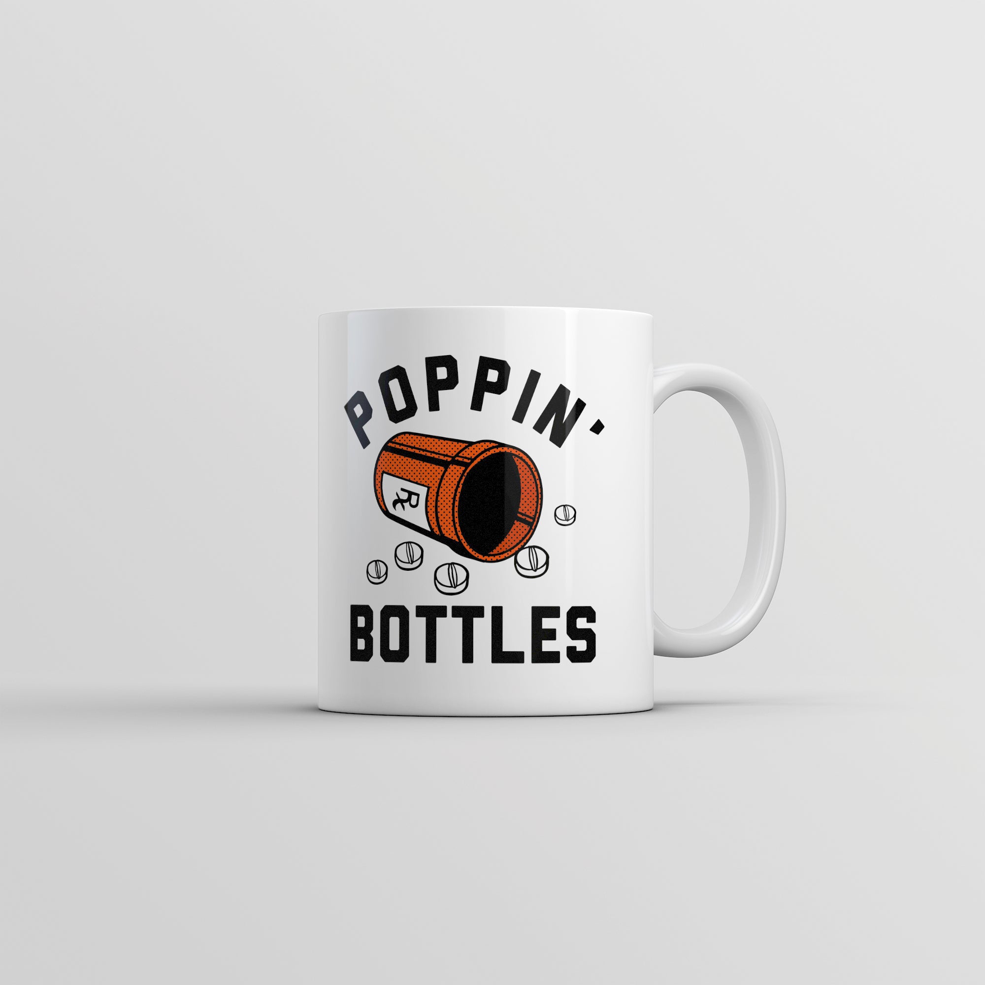 Funny White Poppin Bottles Coffee Mug Nerdy sarcastic Tee