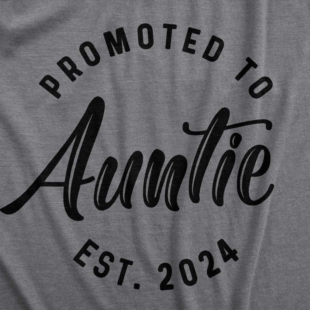 Promoted To Auntie 2022 Women's T Shirt